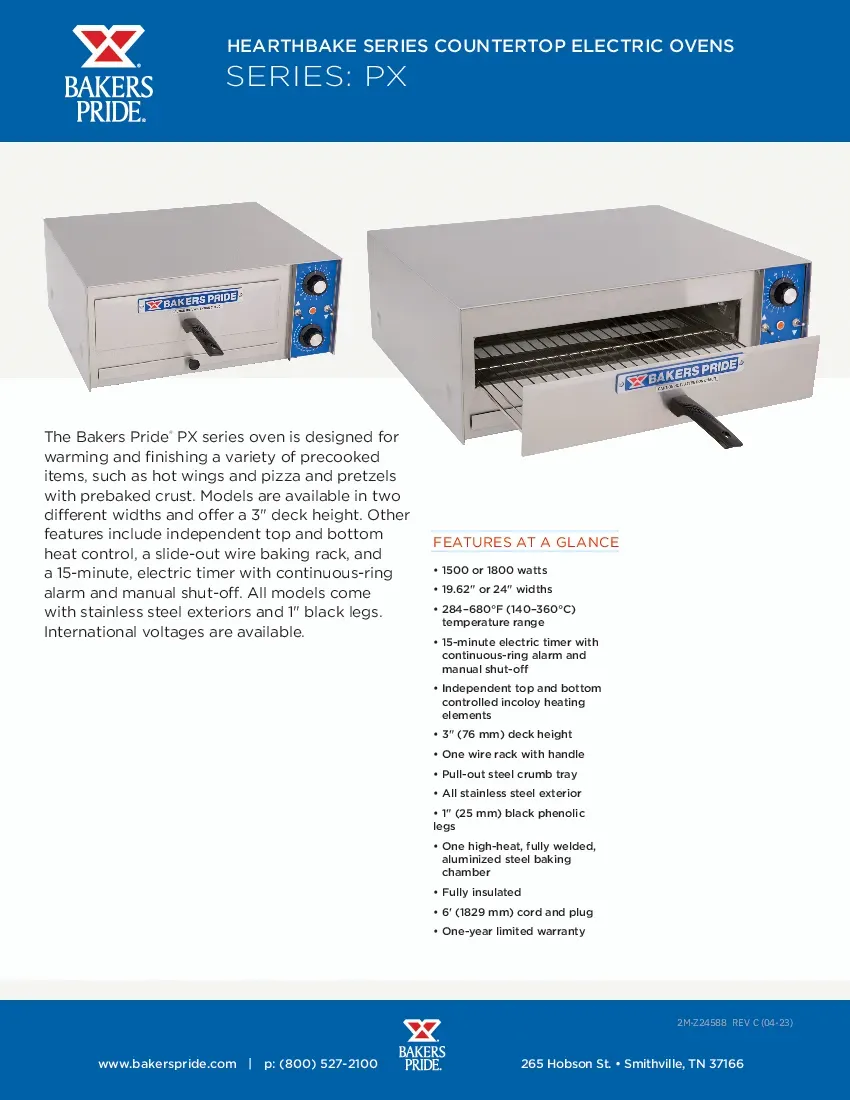 bakers-pride-4n-px16-countertop-ovens-electric-specsheet-260419jvbe0x.pdf