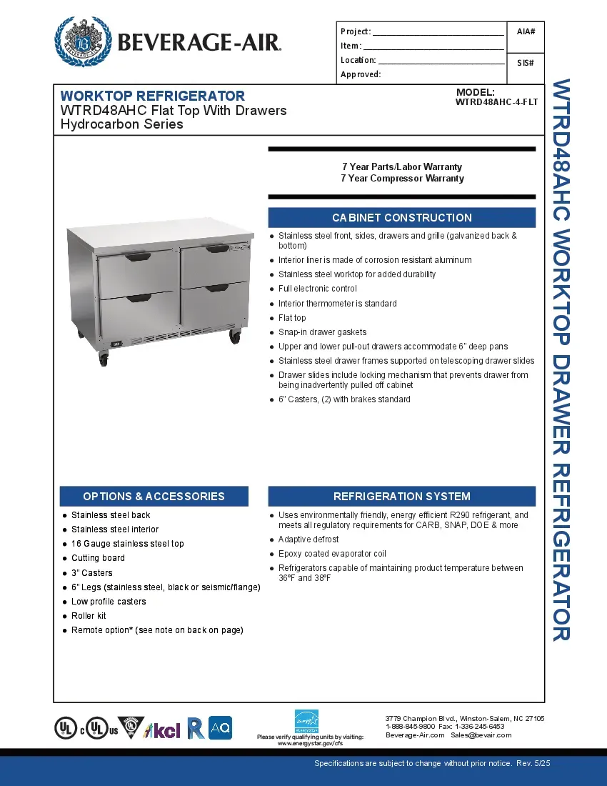 beverage-air-wtrd48ahc-4-flt-refrigerated-counter-work-top-specsheet-2602087ikrg4.pdf
