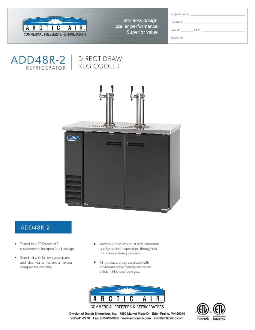 arctic-air-add48r-2-draft-beer-cooler-115v-49-w-solid-hinged-doors-specshee-2607192h9w2e.pdf