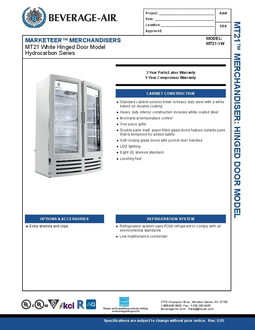 beverage-air-mt21-1w-refrigerator-merchandiser-glass-doors-white-specsheet-260719jewmee.pdf