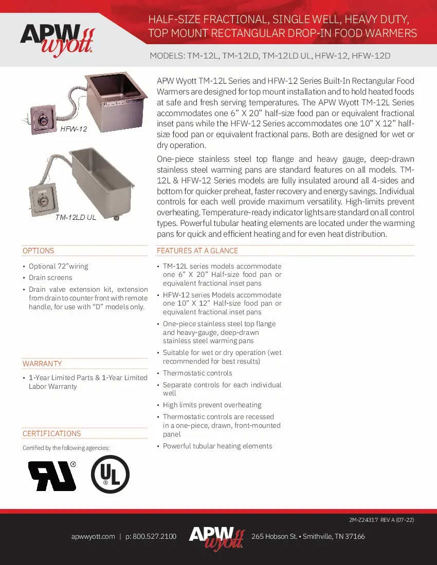 apw-wyott-hfw-12ds-hot-food-well-unit-drop-in-electric-1-2-size-specsheet-260719dpd131.pdf