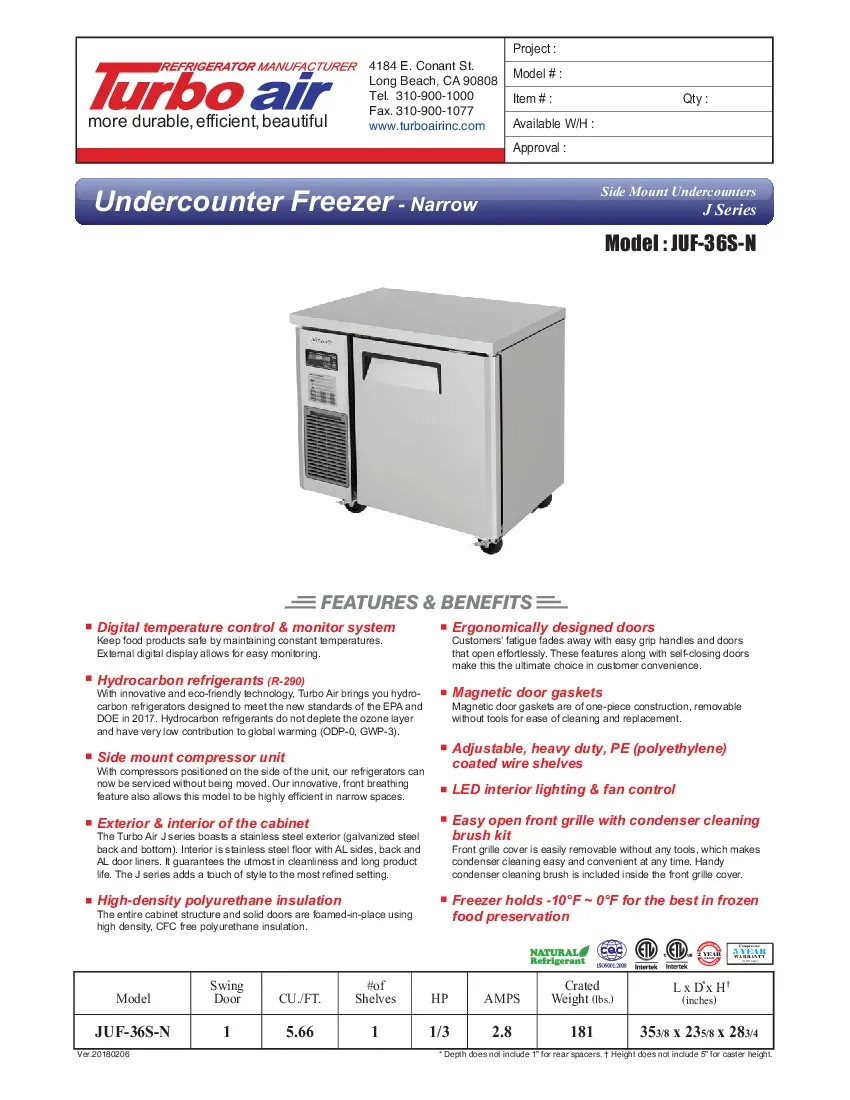 turbo-air-juf-36s-n-freezer-undercounter-reach-in-115v-35-38-w-stainless-st-260726ceckjv.pdf