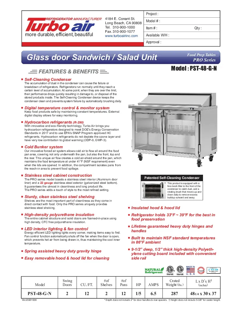 turbo-air-pst-48-g-n-prep-tables-48-25-w-specsheet-26072648kr6c.pdf