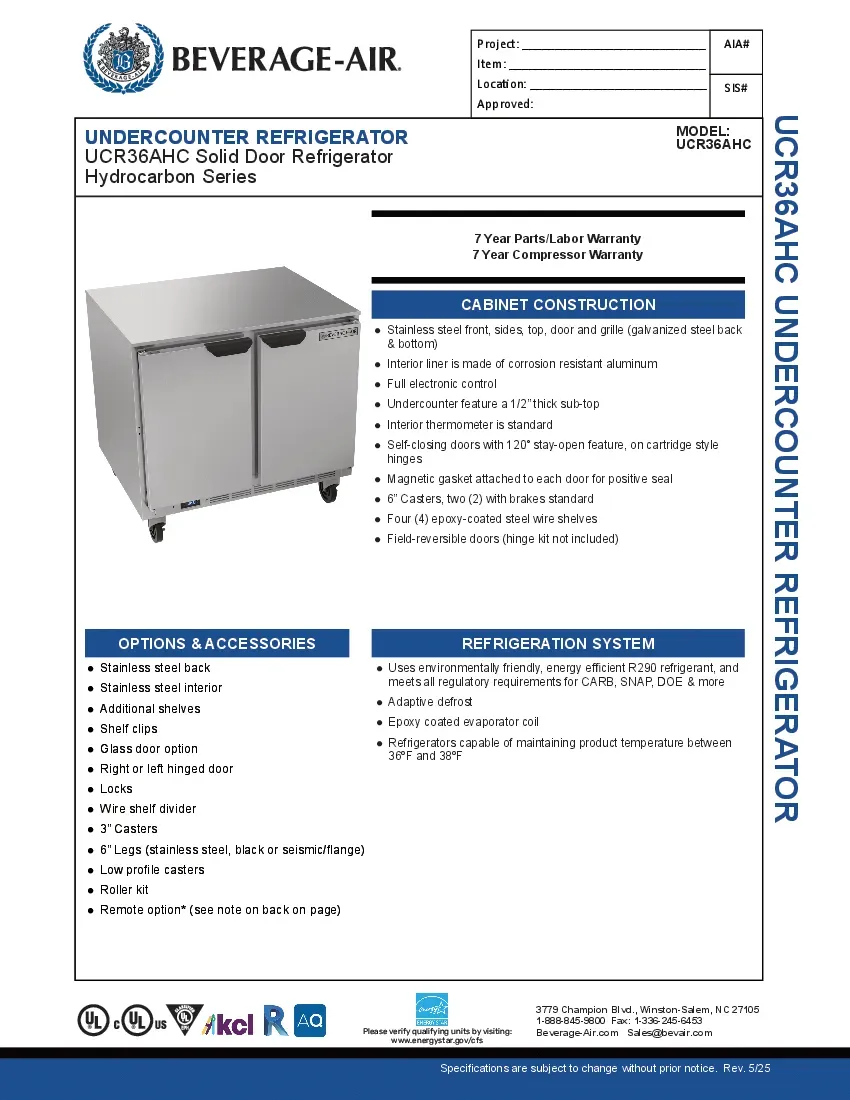 beverage-air-ucr36ahc-refrigerator-undercounter-reach-in-36-w-self-containe-260719iguc1d.pdf