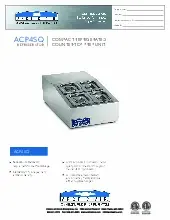 arctic-air-acp4sq-refrigerated-countertop-pan-rail-specsheet-250814h292bw.pdf
