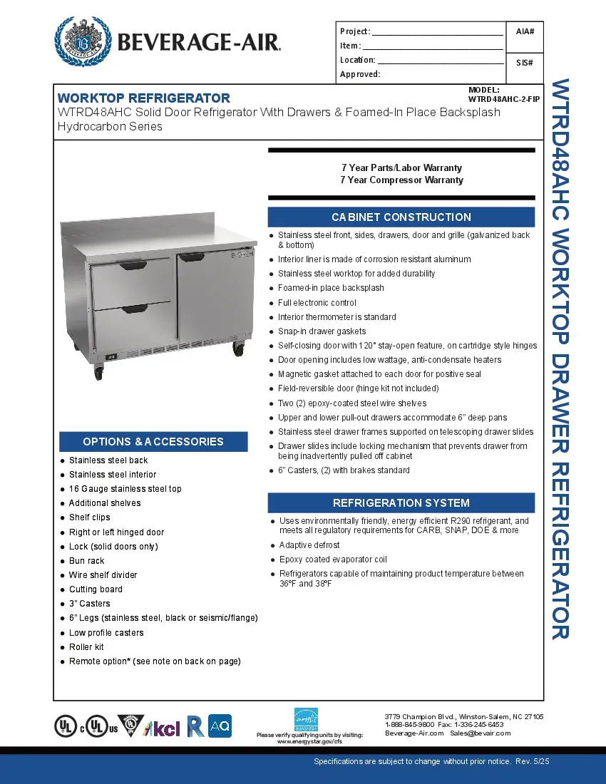 beverage-air-wtrd48ahc-2-fip-refrigerated-counter-work-top-specsheet-260208hfqp60.pdf