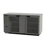 Beverage Air BB68HC-1-G-S, Back Bar Cabinet, Refrigerated