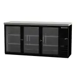 Beverage Air BB72HC-1-FG-B-27, Back Bar Cabinet, Refrigerated