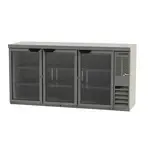 Beverage Air BB72HC-1-G-S-27, Back Bar Cabinet, Refrigerated