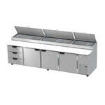 Beverage Air , DPD119HC-3, Refrigerated Counter, Pizza Prep Table