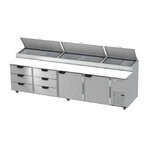 Beverage Air , DPD119HC-6T, Refrigerated Counter, Pizza Prep Table