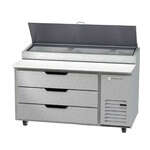 Beverage Air , DPD60HC-3, Refrigerated Counter, Pizza Prep Table