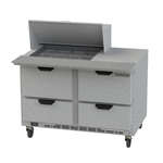 Beverage Air , SPED48HC-12M-4, Refrigerated Counter, Mega Top Sandwich / Salad Unit