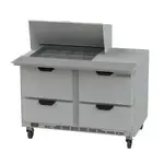 Beverage Air , SPED48HC-12M-4, Refrigerated Counter, Mega Top Sandwich / Salad Unit