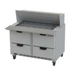 Beverage Air , SPED48HC-18M-4, Refrigerated Counter, Mega Top Sandwich / Salad Unit