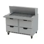 Beverage Air , SPED48HC-18M-4, Refrigerated Counter, Mega Top Sandwich / Salad Unit