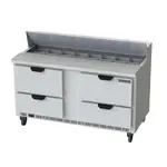 Beverage Air , SPED60HC-16-4, Refrigerated Counter, Sandwich / Salad Unit