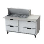 Beverage Air , SPED60HC-18M-4, Refrigerated Counter, Mega Top Sandwich / Salad Unit