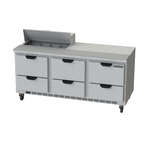 Beverage Air , SPED72HC-08-6, Refrigerated Counter, Sandwich / Salad Unit