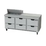 Beverage Air , SPED72HC-08-6, Refrigerated Counter, Sandwich / Salad Unit