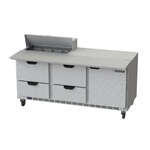 Beverage Air , SPED72HC-08C-4, Refrigerated Counter, Sandwich / Salad Unit