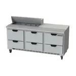 Beverage Air , SPED72HC-10-6, Refrigerated Counter, Sandwich / Salad Unit