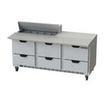 Beverage Air , SPED72HC-10C-6, Refrigerated Counter, Sandwich / Salad Unit