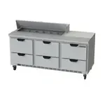 Beverage Air , SPED72HC-12-6, Refrigerated Counter, Sandwich / Salad Unit