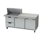 Beverage Air , SPED72HC-12M-2, Refrigerated Counter, Mega Top Sandwich / Salad Unit