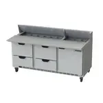 Beverage Air , SPED72HC-18C-4, Refrigerated Counter, Sandwich / Salad Unit