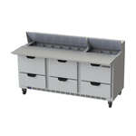 Beverage Air , SPED72HC-18C-6, Refrigerated Counter, Sandwich / Salad Unit