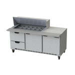 Beverage Air , SPED72HC-18M-2, Refrigerated Counter, Mega Top Sandwich / Salad Unit