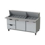 Beverage Air , SPED72HC-30M-2, Refrigerated Counter, Mega Top Sandwich / Salad Unit
