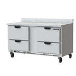 Beverage Air , WTFD60AHC-4-FIP, Freezer Counter, Work Top