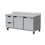 Beverage Air , WTRD72AHC-2-FIP, Refrigerated Counter, Work Top