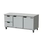 Beverage Air , WTRD72AHC-2-FLT, Refrigerated Counter, Work Top