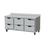 Beverage Air , WTRD72AHC-6-FIP, Refrigerated Counter, Work Top