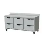 Beverage Air , WTRD72AHC-6-FIP, Refrigerated Counter, Work Top