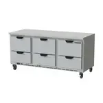 Beverage Air , WTRD72AHC-6-FLT, Refrigerated Counter, Work Top