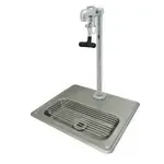 BK Resources BK-WS-1SGF-G, Glass Filler Station with Drain Pan