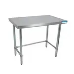 BK Resources CVTOB-4830, Work Table,  40" - 48", Stainless Steel Top