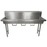 BK Resources MSHS-72F1B, Sink, Hand