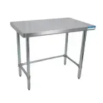 BK Resources VTTOB-1860, Work Table,  54" - 62", Stainless Steel Top
