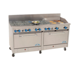 Comstock-Castle , 2F330-12, Range, 72" Restaurant, Gas