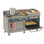 Comstock-Castle , 2F330-2.5RB-30B, Range, 72" Restaurant, Gas