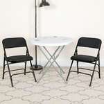 Flash Furniture , 2-AW-MC309AF-BLK-GG, Folding Chairs