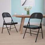 Flash Furniture , 2-BD-F002-BK-GG, Folding Chairs