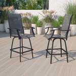 Flash Furniture , 2-ET-SWVLPTO-30-GR-GG, Patio Chairs