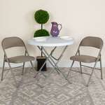 Flash Furniture , 2-HA-F003D-GY-GG, Folding Chairs