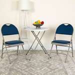 Flash Furniture , 2-HA-MC705AF-3-NVY-GG, Folding Chairs